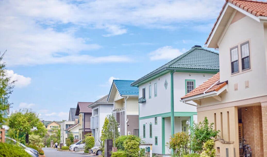 住宅街の写真