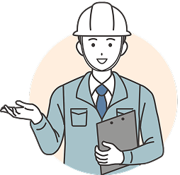 現場管理社員のイラスト