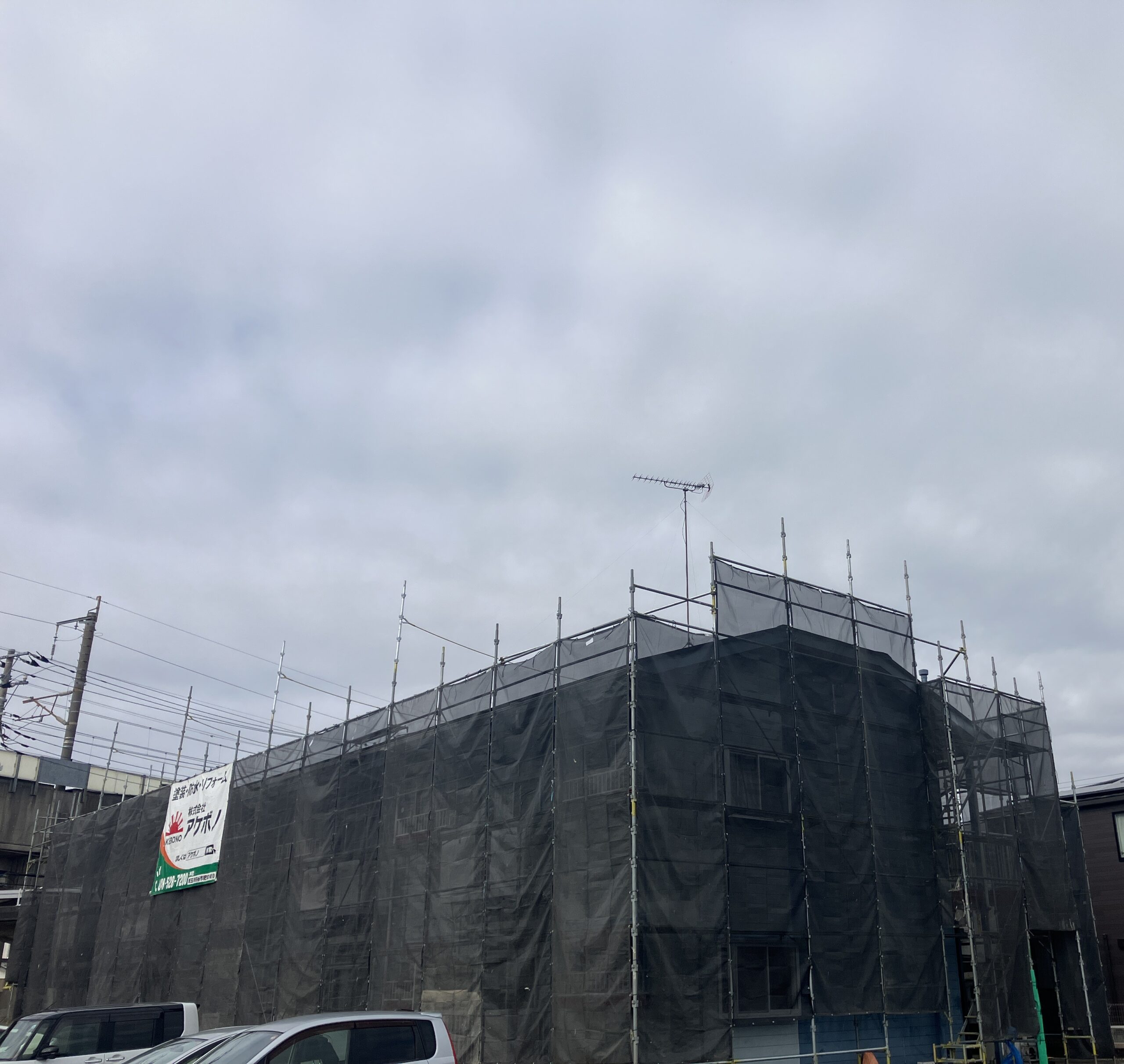 外壁改修136（In progress）