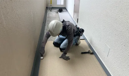 床防水・床シート工事
