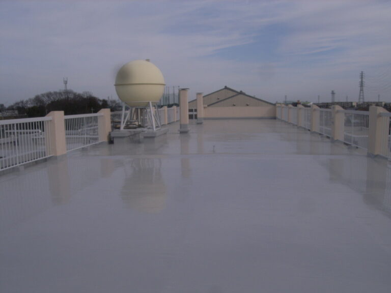 ウレタン塗膜防水（小学校屋上）1
